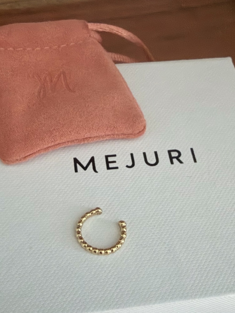 Mejuri Beaded Ear Cuff